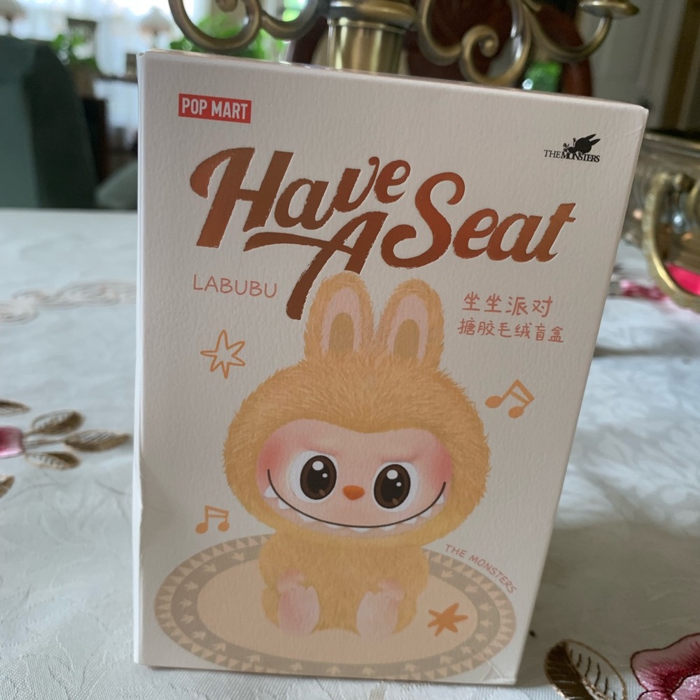 100% authentic Pop Mart Labubu Have A Seat Figure